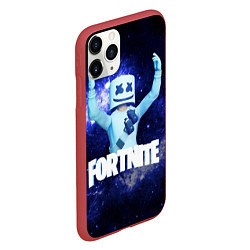 Чехол iPhone 11 Pro матовый Marshmello, цвет: 3D-красный — фото 2