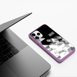 Чехол iPhone 11 Pro матовый Muse, цвет: 3D-фиолетовый — фото 2