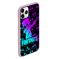 Чехол iPhone 11 Pro матовый FORTNITE X MARSHMELLO, цвет: 3D-розовый — фото 2