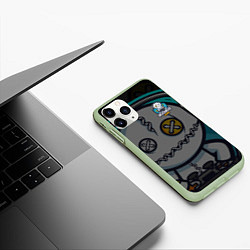 Чехол iPhone 11 Pro матовый Форма Voodoo Gamer, цвет: 3D-салатовый — фото 2