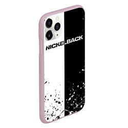 Чехол iPhone 11 Pro матовый Nickelback, цвет: 3D-розовый — фото 2