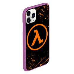 Чехол iPhone 11 Pro матовый HALF-LIFE, цвет: 3D-фиолетовый — фото 2