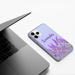 Чехол iPhone 11 Pro матовый Lavander, цвет: 3D-светло-сиреневый — фото 2