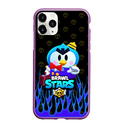 Чехол iPhone 11 Pro матовый Brawl stars MRP, цвет: 3D-фиолетовый