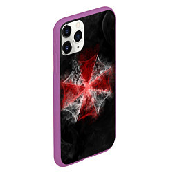 Чехол iPhone 11 Pro матовый RESIDENT EVIL 3, цвет: 3D-фиолетовый — фото 2