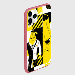 Чехол iPhone 11 Pro матовый Agent Peely Агент Пили, цвет: 3D-малиновый — фото 2
