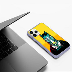 Чехол iPhone 11 Pro матовый BoJack Horseman, цвет: 3D-светло-сиреневый — фото 2