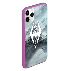 Чехол iPhone 11 Pro матовый THE ELDER SCROLLS, цвет: 3D-фиолетовый — фото 2