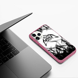 Чехол iPhone 11 Pro матовый ПОШЛАЯ МОЛЛИ, цвет: 3D-малиновый — фото 2