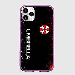 Чехол iPhone 11 Pro матовый RESIDENT EVIL UMBRELLA, цвет: 3D-фиолетовый