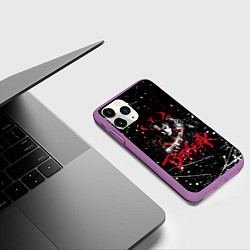 Чехол iPhone 11 Pro матовый BERSERK, цвет: 3D-фиолетовый — фото 2