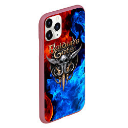 Чехол iPhone 11 Pro матовый BALDURS GATE, цвет: 3D-малиновый — фото 2