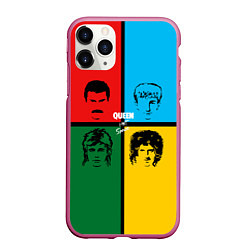 Чехол iPhone 11 Pro матовый Queen, цвет: 3D-малиновый