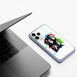 Чехол iPhone 11 Pro матовый Queen, цвет: 3D-светло-сиреневый — фото 2