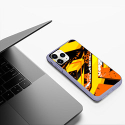 Чехол iPhone 11 Pro матовый Bona Fide, цвет: 3D-светло-сиреневый — фото 2