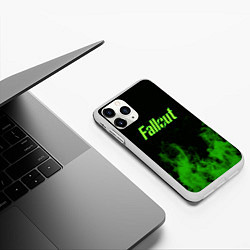 Чехол iPhone 11 Pro матовый FALLOUT, цвет: 3D-белый — фото 2