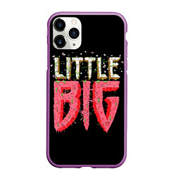 Чехол iPhone 11 Pro матовый Little Big, цвет: 3D-фиолетовый