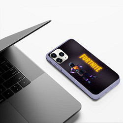 Чехол iPhone 11 Pro матовый FORTNITE, цвет: 3D-светло-сиреневый — фото 2