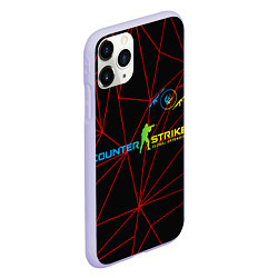 Чехол iPhone 11 Pro матовый CSGO, цвет: 3D-светло-сиреневый — фото 2
