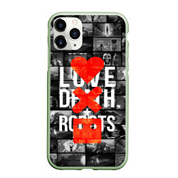 Чехол iPhone 11 Pro матовый LOVE DEATH ROBOTS LDR, цвет: 3D-салатовый