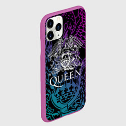 Чехол iPhone 11 Pro матовый QUEEN, цвет: 3D-фиолетовый — фото 2