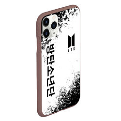 Чехол iPhone 11 Pro матовый BTS, цвет: 3D-коричневый — фото 2