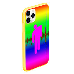 Чехол iPhone 11 Pro матовый BILLIE ELLISH, цвет: 3D-желтый — фото 2