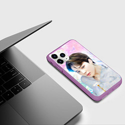 Чехол iPhone 11 Pro матовый БТС 2020 Season Greeting Чимин, цвет: 3D-фиолетовый — фото 2