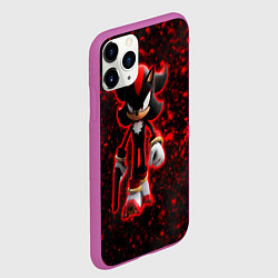 Чехол iPhone 11 Pro матовый СОНИК, цвет: 3D-фиолетовый — фото 2