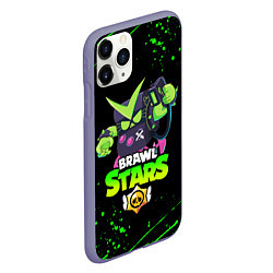 Чехол iPhone 11 Pro матовый BRAWL STARS VIRUS 8-BIT, цвет: 3D-серый — фото 2