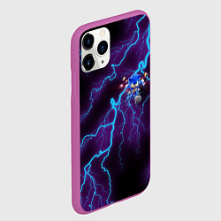 Чехол iPhone 11 Pro матовый SONIC, цвет: 3D-фиолетовый — фото 2
