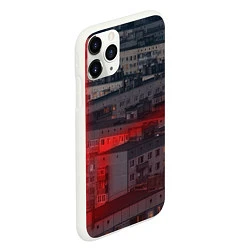 Чехол iPhone 11 Pro матовый Neon in the city, цвет: 3D-белый — фото 2