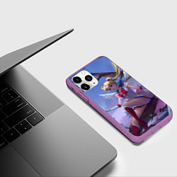 Чехол iPhone 11 Pro матовый СЕЙЛОР МУН, цвет: 3D-фиолетовый — фото 2