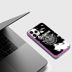 Чехол iPhone 11 Pro матовый Sabaton, цвет: 3D-фиолетовый — фото 2