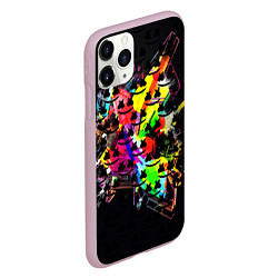 Чехол iPhone 11 Pro матовый MARSMELLO, цвет: 3D-розовый — фото 2