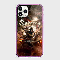 Чехол iPhone 11 Pro матовый Sabaton, цвет: 3D-фиолетовый