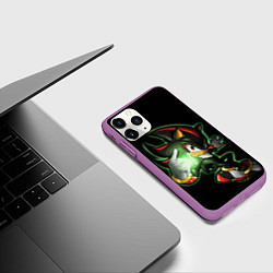 Чехол iPhone 11 Pro матовый SHADOW, цвет: 3D-фиолетовый — фото 2
