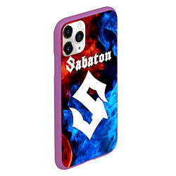 Чехол iPhone 11 Pro матовый SABATON, цвет: 3D-фиолетовый — фото 2