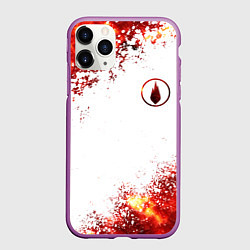 Чехол iPhone 11 Pro матовый Thousand Foot Krutch, цвет: 3D-фиолетовый