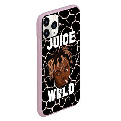 Чехол iPhone 11 Pro матовый Juice WRLD, цвет: 3D-розовый — фото 2