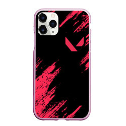 Чехол iPhone 11 Pro матовый VALORANT, цвет: 3D-розовый