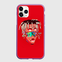 Чехол iPhone 11 Pro матовый Juice WRLD, цвет: 3D-фиолетовый