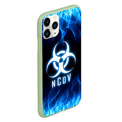 Чехол iPhone 11 Pro матовый NCoV, цвет: 3D-салатовый — фото 2