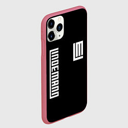 Чехол iPhone 11 Pro матовый LINDEMANN, цвет: 3D-малиновый — фото 2