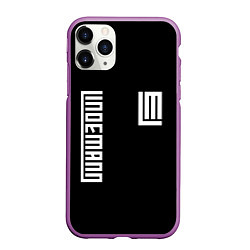 Чехол iPhone 11 Pro матовый LINDEMANN, цвет: 3D-фиолетовый