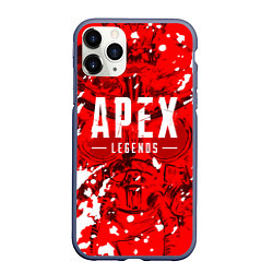 Чехол iPhone 11 Pro матовый APEX LEGENDS, цвет: 3D-серый