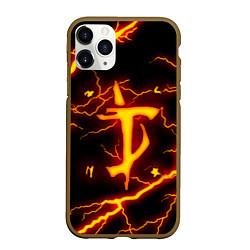 Чехол iPhone 11 Pro матовый DOOM ETERNAL, цвет: 3D-коричневый