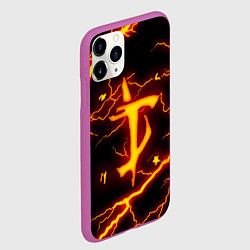 Чехол iPhone 11 Pro матовый DOOM ETERNAL, цвет: 3D-фиолетовый — фото 2