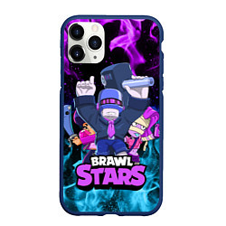 Чехол iPhone 11 Pro матовый BRAWL STARS FRANK, цвет: 3D-тёмно-синий