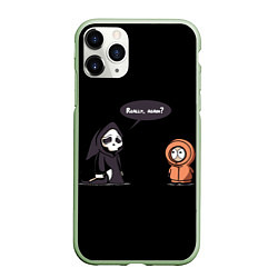 Чехол iPhone 11 Pro матовый South Park, цвет: 3D-салатовый